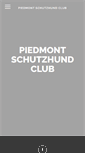 Mobile Screenshot of piedmontschutzhundclub.com